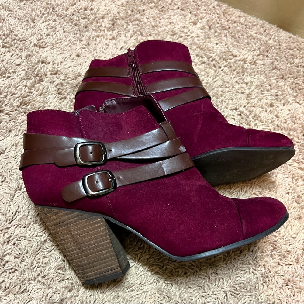 Carlos Santana Belted Booties